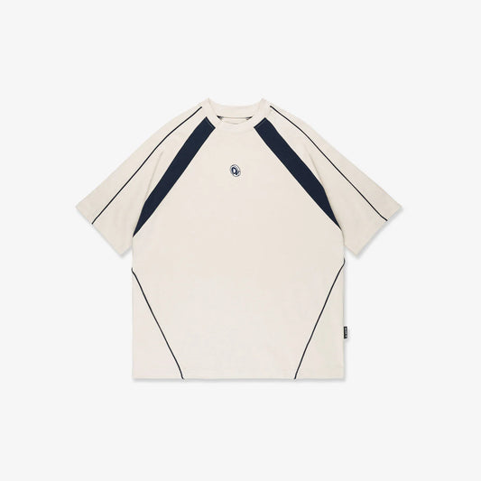 Lustre Panelled Broad Tee
