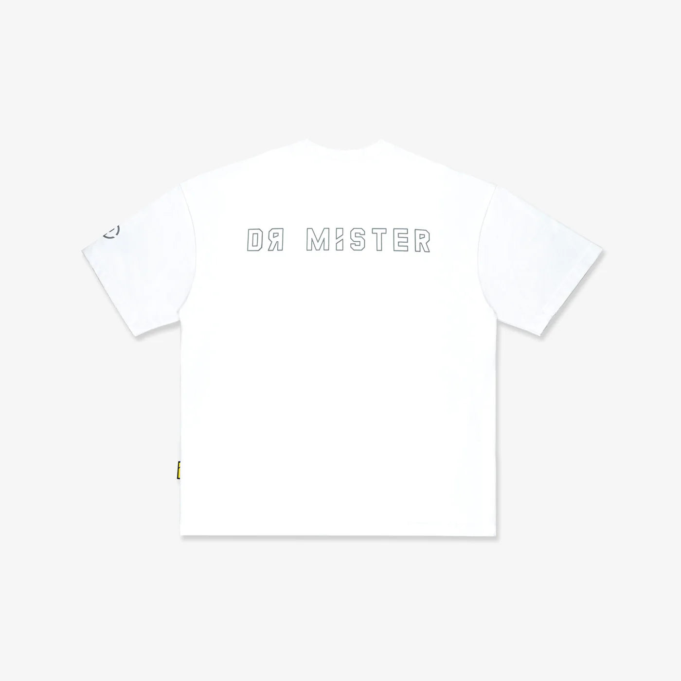 Outline Logo Broad Tee - White