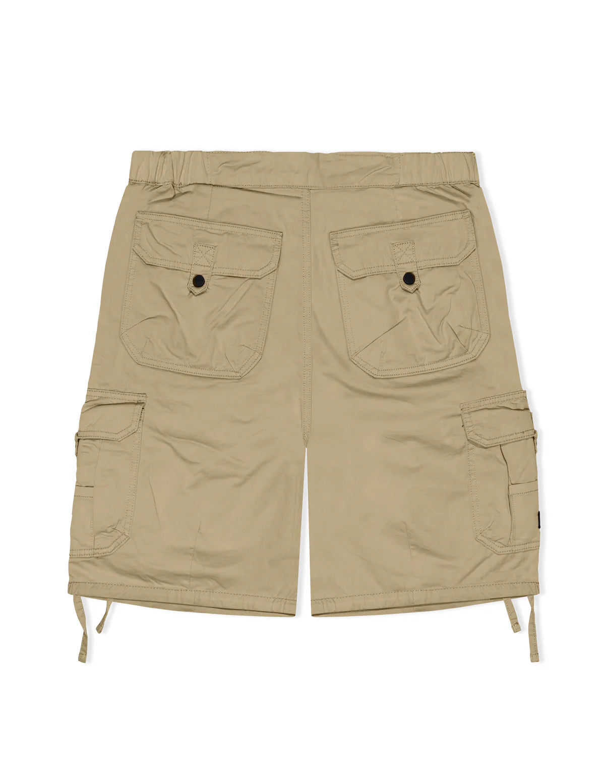 Para Cargo Shorts - Washed Khaki/ Black