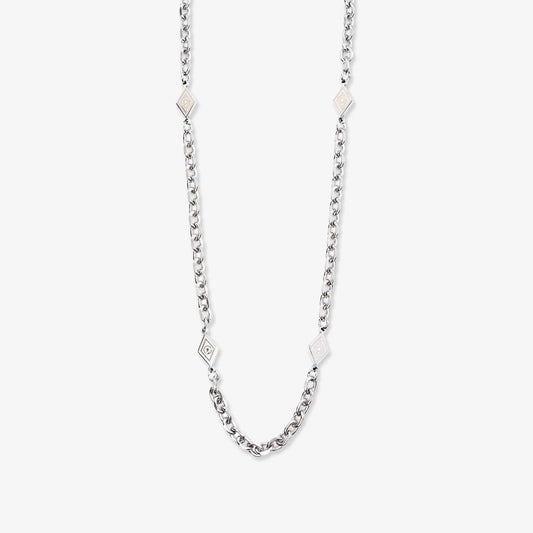 Quad Rhombus Necklace - Silver