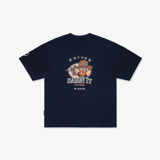 Gunslinger Tee - Navy Blue